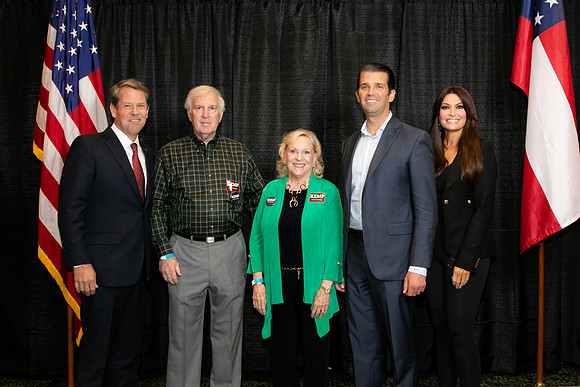 Brian Kemp Rally with Don Trump, Jr.
