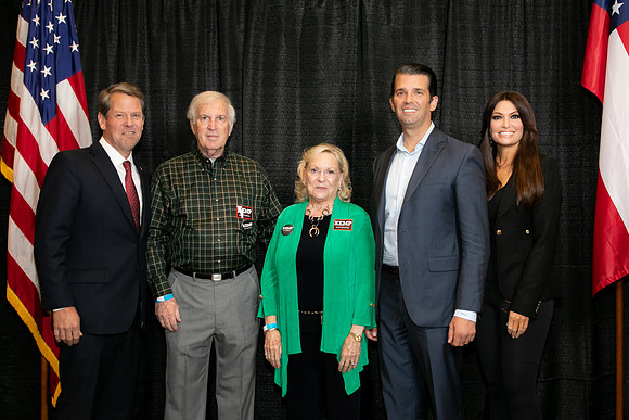 Brian Kemp Rally with Don Trump, Jr.