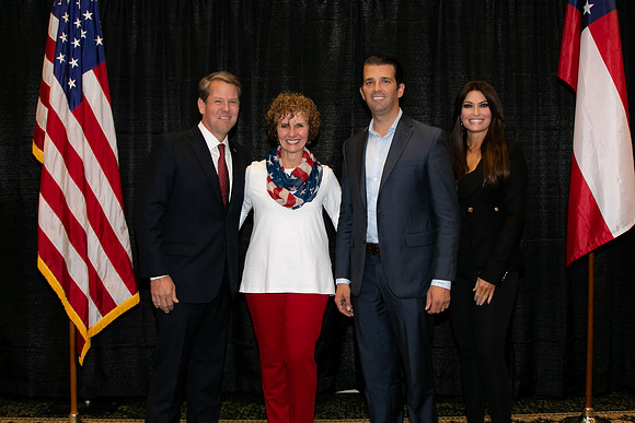 Brian Kemp Rally with Don Trump, Jr.