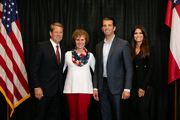 Brian Kemp Rally with Don Trump, Jr.