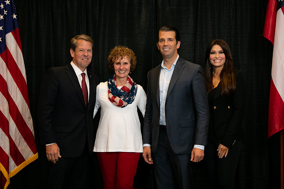 Brian Kemp Rally with Don Trump, Jr.