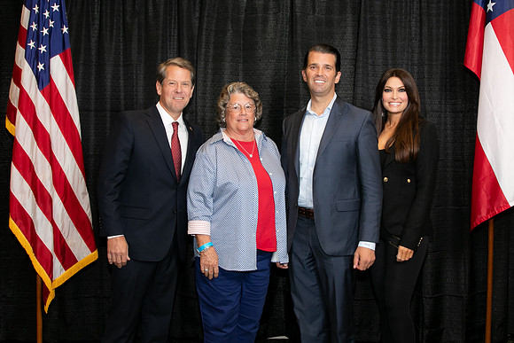 Brian Kemp Rally with Don Trump, Jr.