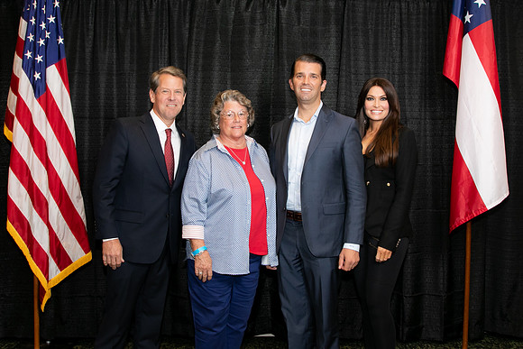 Brian Kemp Rally with Don Trump, Jr.