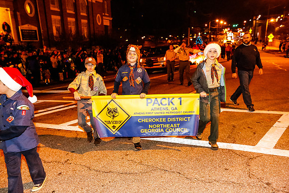 Athens Downtown Parade of Lights 2014