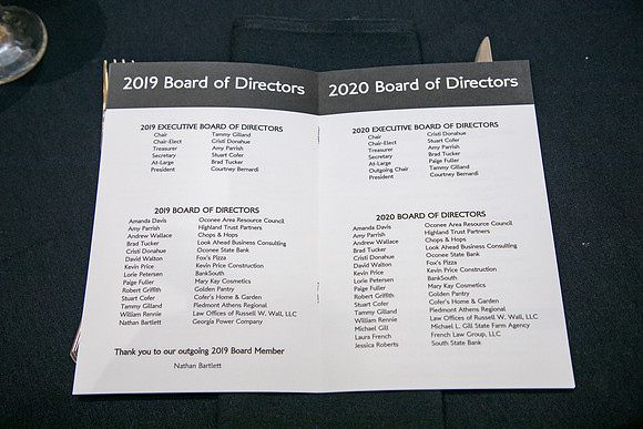Oconee Chamber Annual Meeting 2020