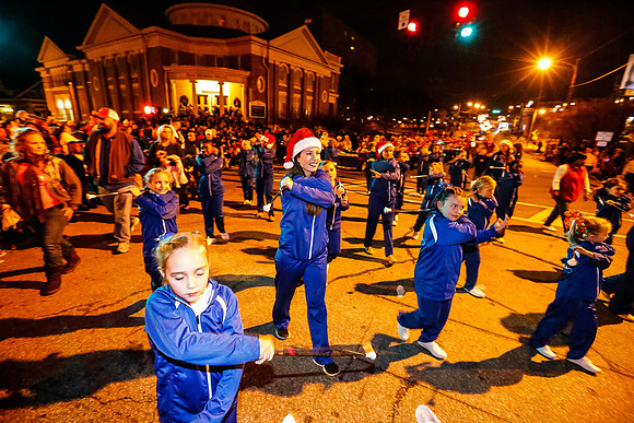 Athens Downtown Parade of Lights 2014