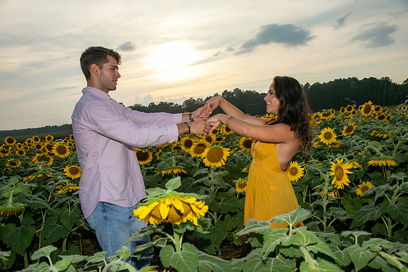 Southern & Rhett - Sunflower Field at the Iron Horse