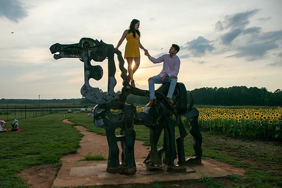 Southern & Rhett - Sunflower Field at the Iron Horse