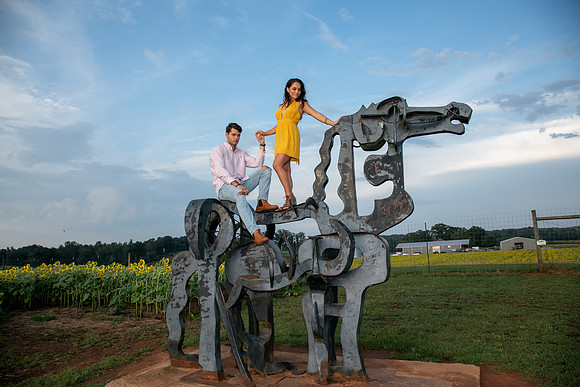 Southern & Rhett - Sunflower Field at the Iron Horse
