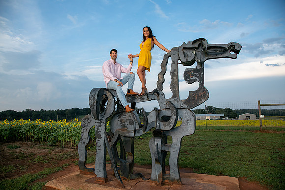 Southern & Rhett - Sunflower Field at the Iron Horse
