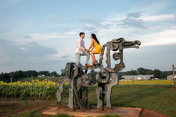 Southern & Rhett - Sunflower Field at the Iron Horse