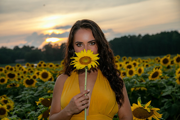 Southern & Rhett - Sunflower Field at the Iron Horse