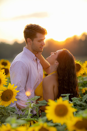 Southern & Rhett - Sunflower Field at the Iron Horse
