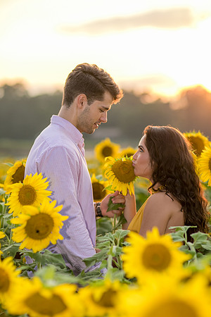 Southern & Rhett - Sunflower Field at the Iron Horse