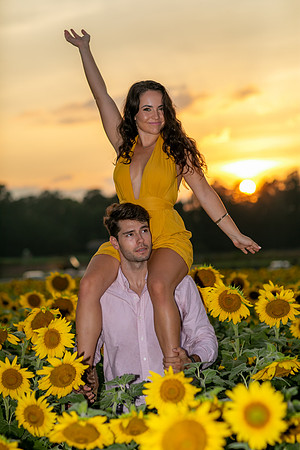 Southern & Rhett - Sunflower Field at the Iron Horse