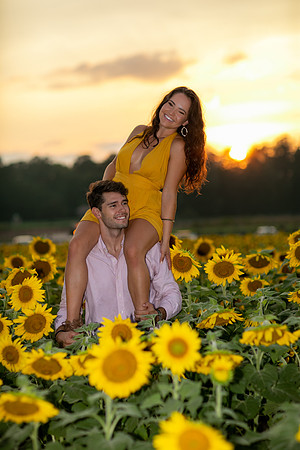 Southern & Rhett - Sunflower Field at the Iron Horse