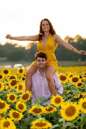 Southern & Rhett - Sunflower Field at the Iron Horse