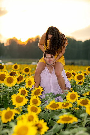 Southern & Rhett - Sunflower Field at the Iron Horse