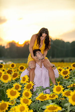 Southern & Rhett - Sunflower Field at the Iron Horse
