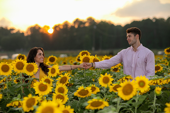 Southern & Rhett - Sunflower Field at the Iron Horse