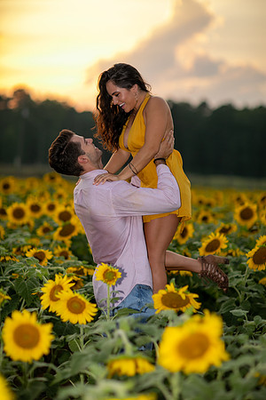 Southern & Rhett - Sunflower Field at the Iron Horse