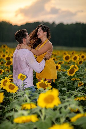 Southern & Rhett - Sunflower Field at the Iron Horse
