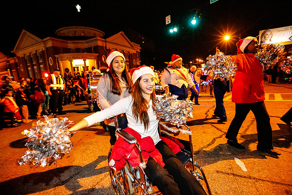 Athens Downtown Parade of Lights 2014