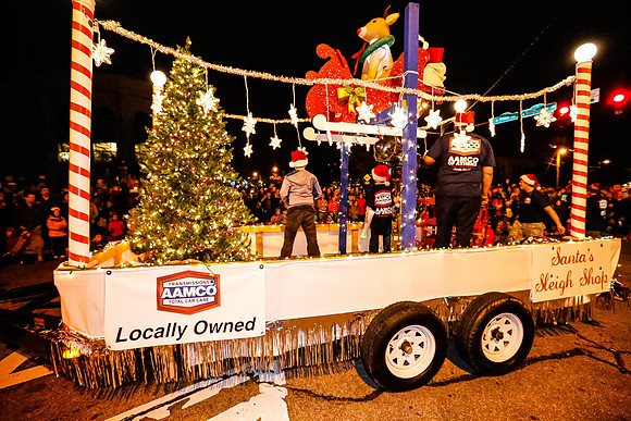 Athens Downtown Parade of Lights 2014