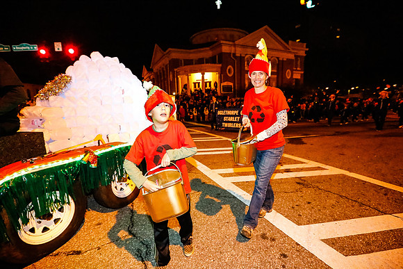 Athens Downtown Parade of Lights 2014