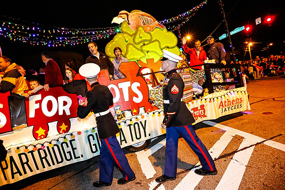 Athens Downtown Parade of Lights 2014