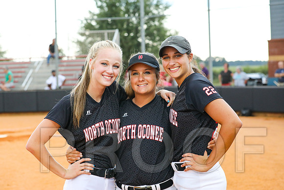 North Oconee Softball Senior Night