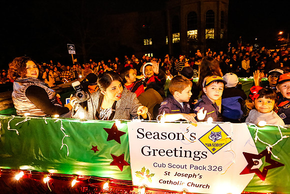 Athens Downtown Parade of Lights 2014
