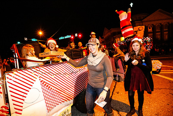 Athens Downtown Parade of Lights 2014
