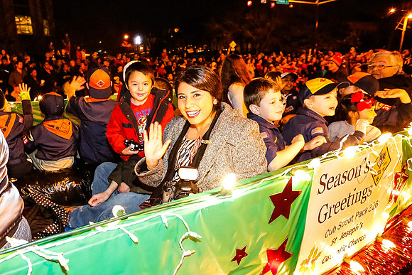 Athens Downtown Parade of Lights 2014