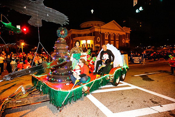 Athens Downtown Parade of Lights 2014