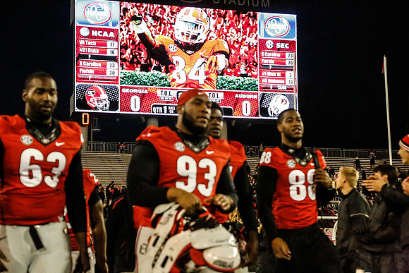 Georgia vs Auburn 2014