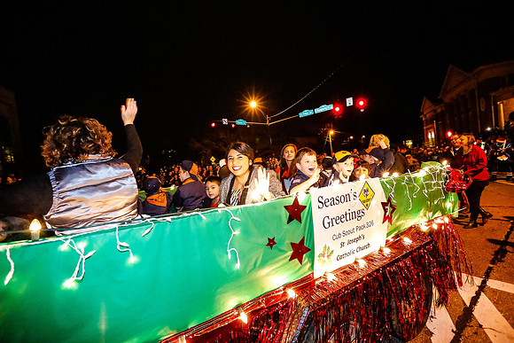 Athens Downtown Parade of Lights 2014