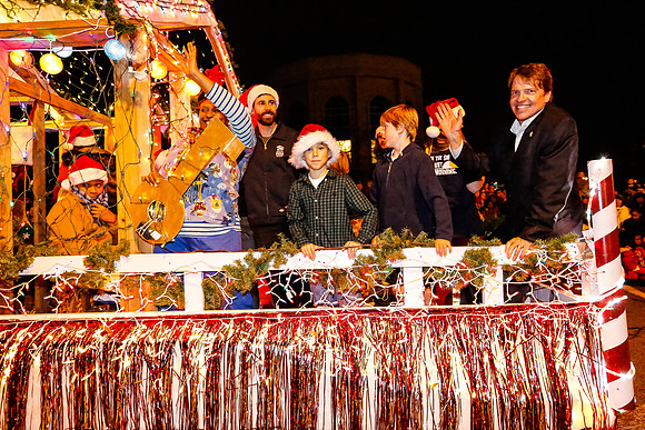Athens Downtown Parade of Lights 2014