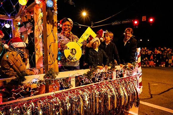 Athens Downtown Parade of Lights 2014
