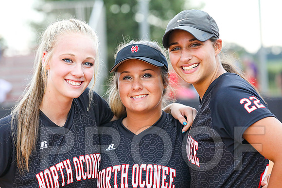 North Oconee Softball Senior Night