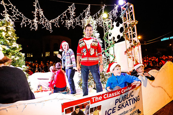 Athens Downtown Parade of Lights 2014