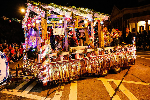 Athens Downtown Parade of Lights 2014