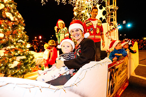 Athens Downtown Parade of Lights 2014