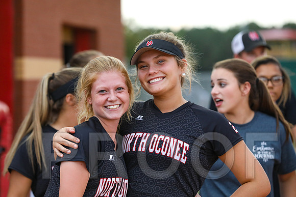 North Oconee Softball Senior Night