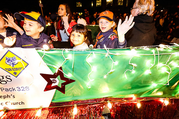 Athens Downtown Parade of Lights 2014