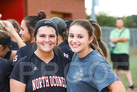 North Oconee Softball Senior Night